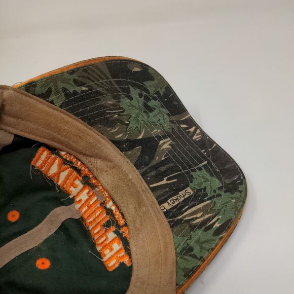 Dixie Chopper Strapback Lawn Mower Camo Hat Green OSFA Embroidered Logo - Picture 10 of 11